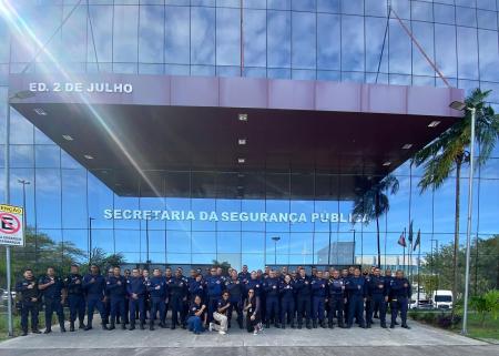 Guardas municipais participam de treinamento interfederativo 